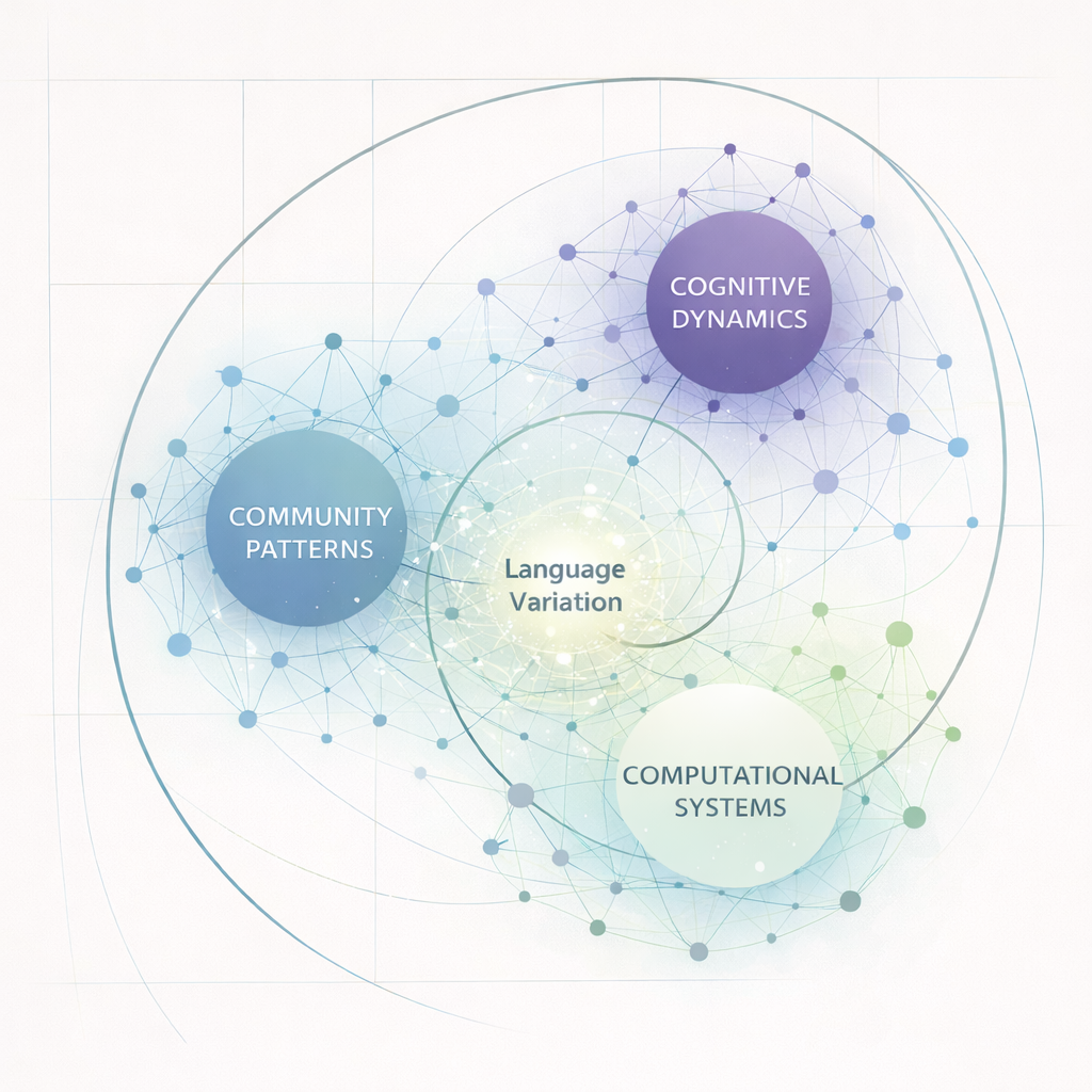 C3 diagram showing the relationship between Community, Cognition, and Computation in the LUV Lab